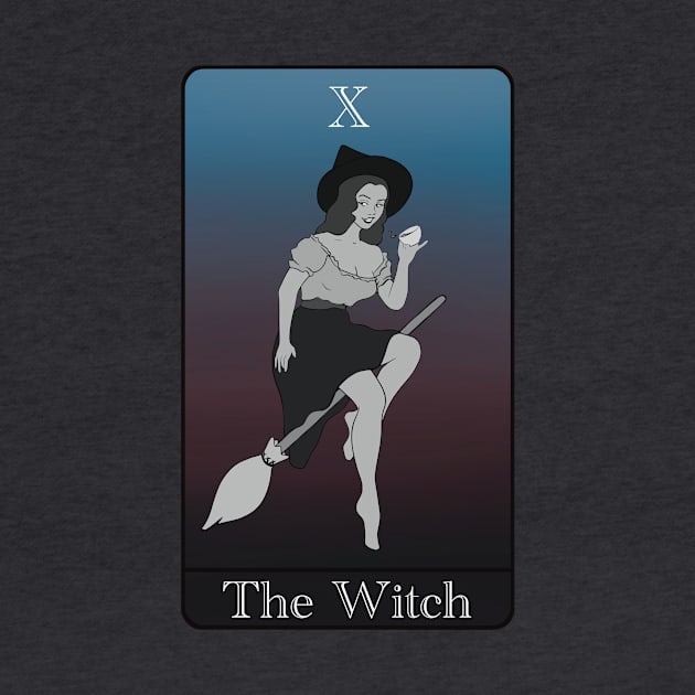 Witchy Tarot Card The Witch by SkullFern